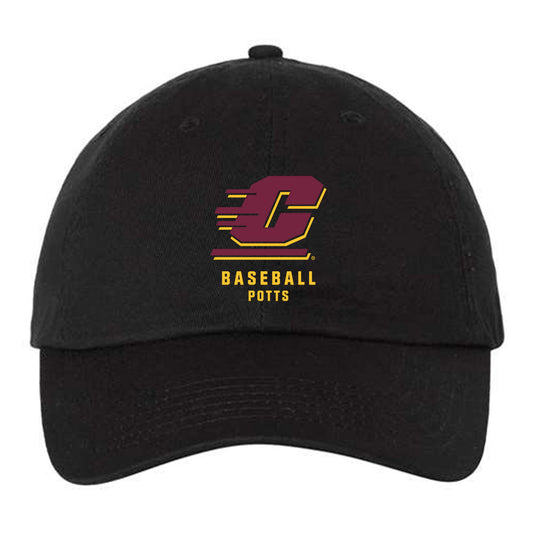Central Michigan - NCAA Baseball : Tyson Potts - Dad Hat-0