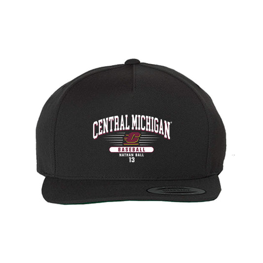 Central Michigan - NCAA Baseball : Nathan Ball - Snapback Hat