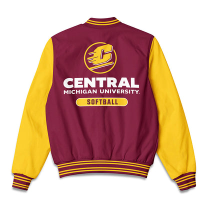 Central Michigan - NCAA Softball : Alexa Carter - Bomber Jacket-1