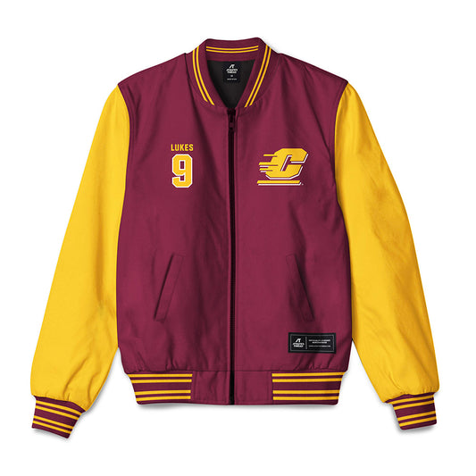 Central Michigan - NCAA Football : Marion Lukes - Bomber Jacket-0