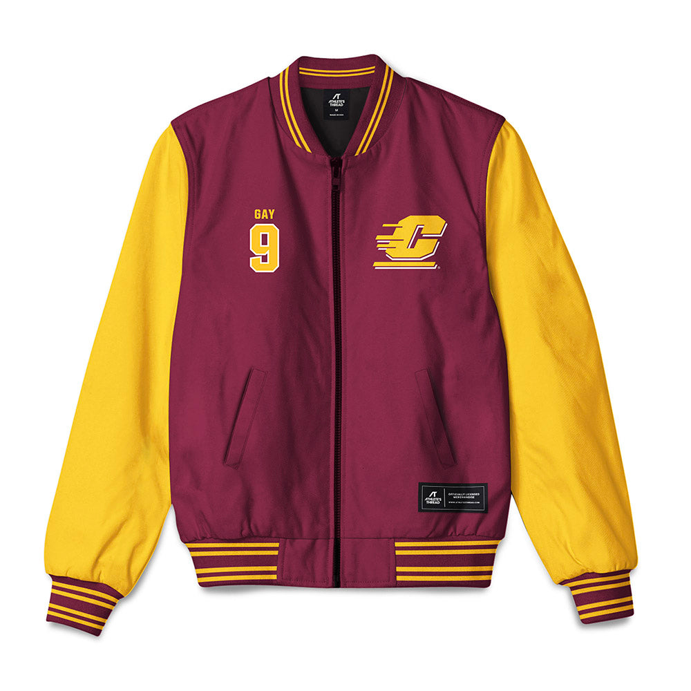 Central Michigan - NCAA Football : Mark Gay - Bomber Jacket-0