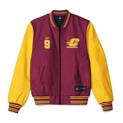 Central Michigan - NCAA Football : Mark Gay - Bomber Jacket-0