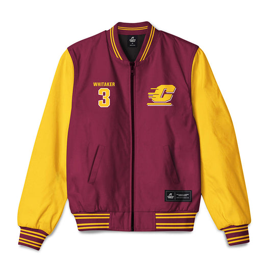 Central Michigan - NCAA Men's Basketball : Jaxson Whitaker - Bomber Jacket-0