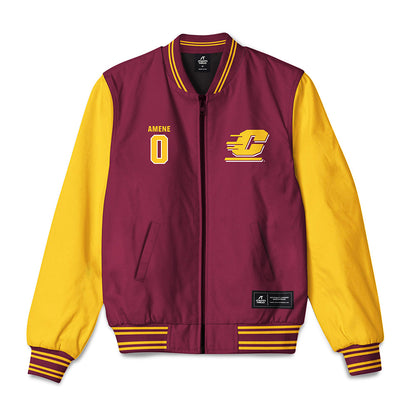 Central Michigan - NCAA Men's Basketball : Uchenna Amene - Bomber Jacket-0
