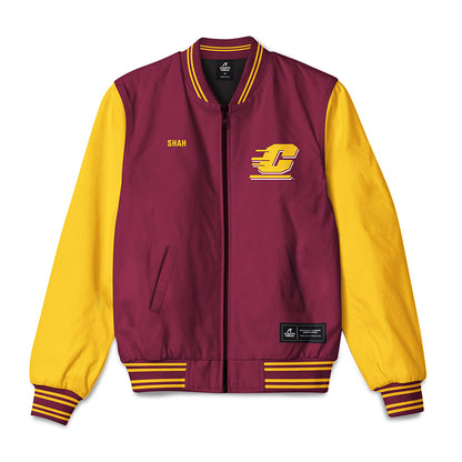 Central Michigan - NCAA Women's Golf : evanka shah - Bomber Jacket-0