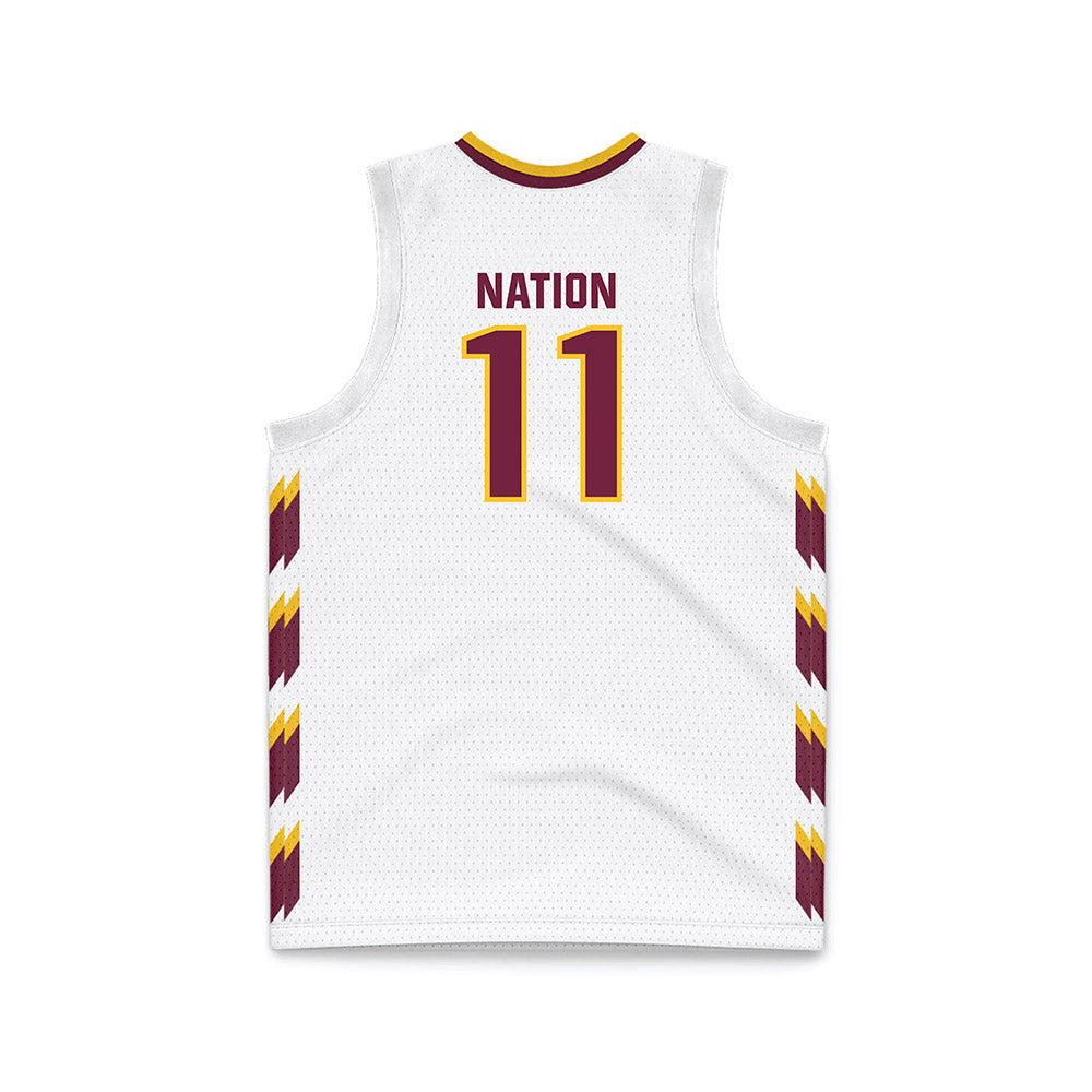 Central Michigan - NCAA Men's Basketball : Kayden Nation - White Basketball Jersey-1