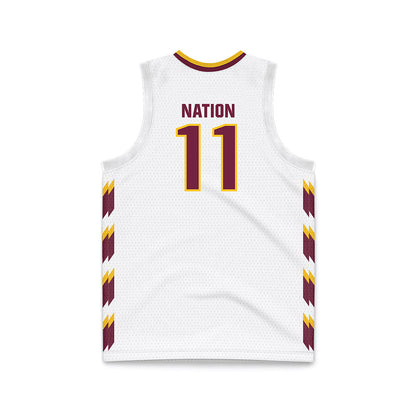 Central Michigan - NCAA Men's Basketball : Kayden Nation - White Basketball Jersey-1