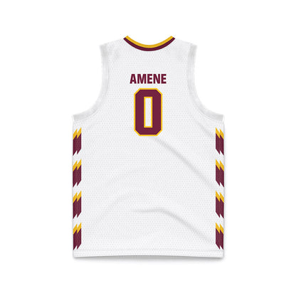 Central Michigan - NCAA Men's Basketball : Uchenna Amene - White Basketball Jersey-1