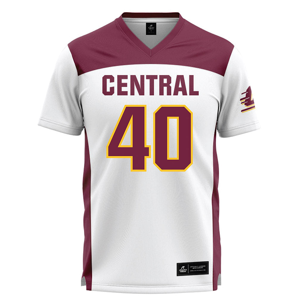 Central Michigan - NCAA Women's Lacrosse : Emily Gargan - White Lacrosse Jersey-0