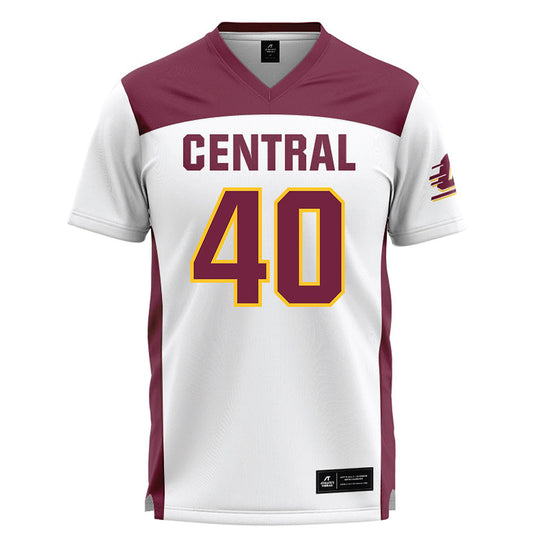 Central Michigan - NCAA Women's Lacrosse : Emily Gargan - White Lacrosse Jersey-0