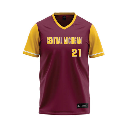 Central Michigan - NCAA Softball : Alexa Carter - Maroon Jersey-0