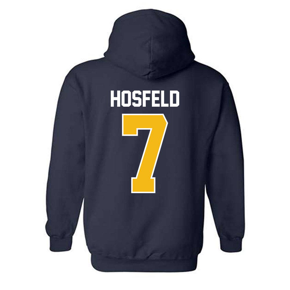 Northern Arizona - NCAA Women's Volleyball : Ella Hosfeld - Classic Shersey Hooded Sweatshirt-1