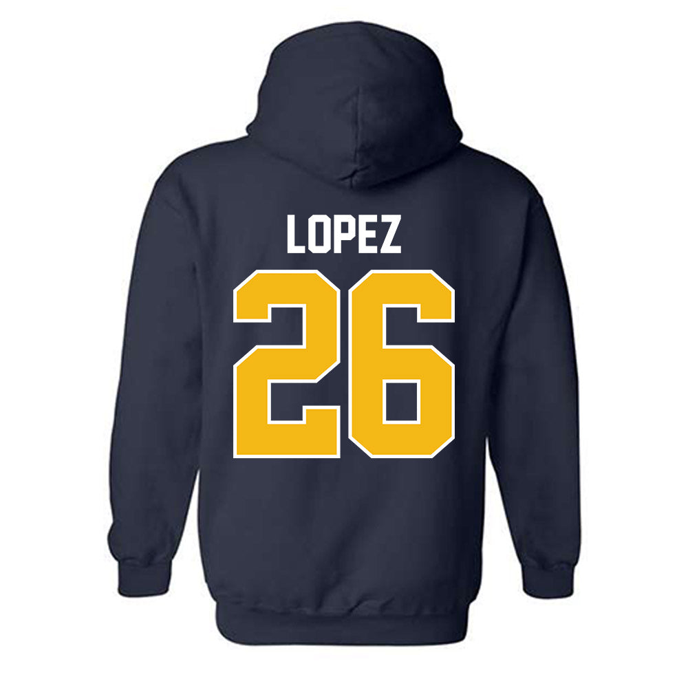 Northern Arizona - NCAA Football : Isaiah Lopez - Classic Shersey Hooded Sweatshirt