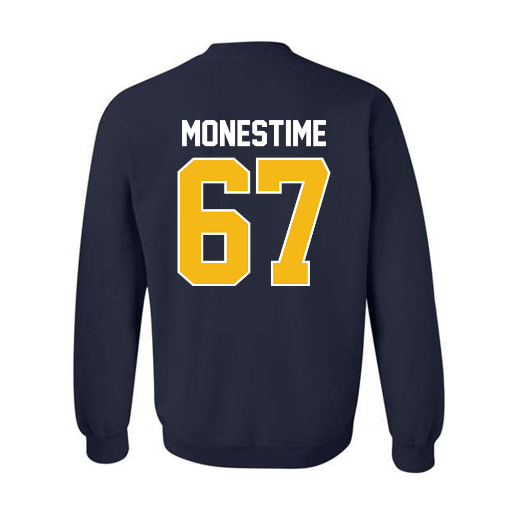 Northern Arizona - NCAA Football : Dax Monestime - Classic Shersey Crewneck Sweatshirt