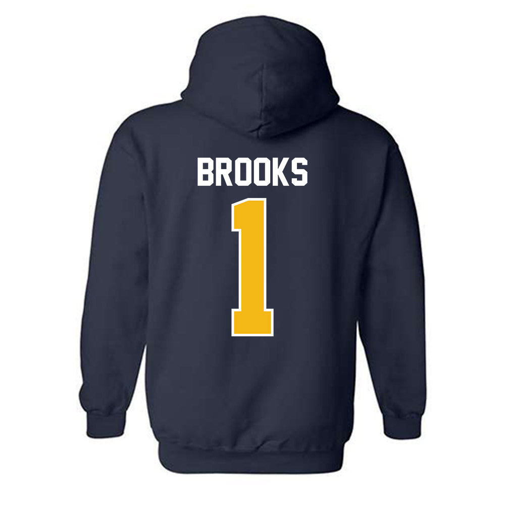 Northern Arizona - NCAA Football : Ta'ir Brooks - Classic Shersey Hooded Sweatshirt