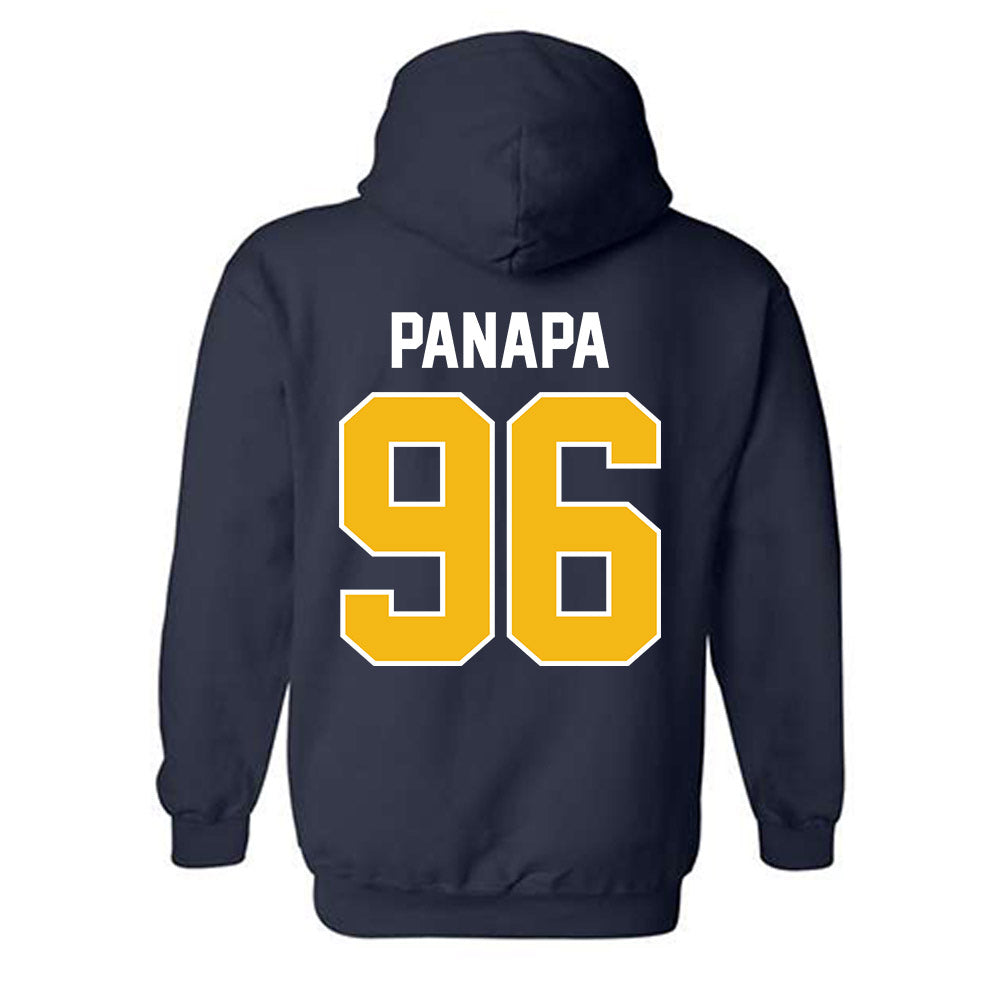 Northern Arizona - NCAA Football : Connor Panapa - Classic Shersey Hooded Sweatshirt-1
