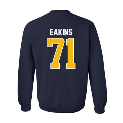 Northern Arizona - NCAA Football : Steven Eakins - Classic Shersey Crewneck Sweatshirt-1