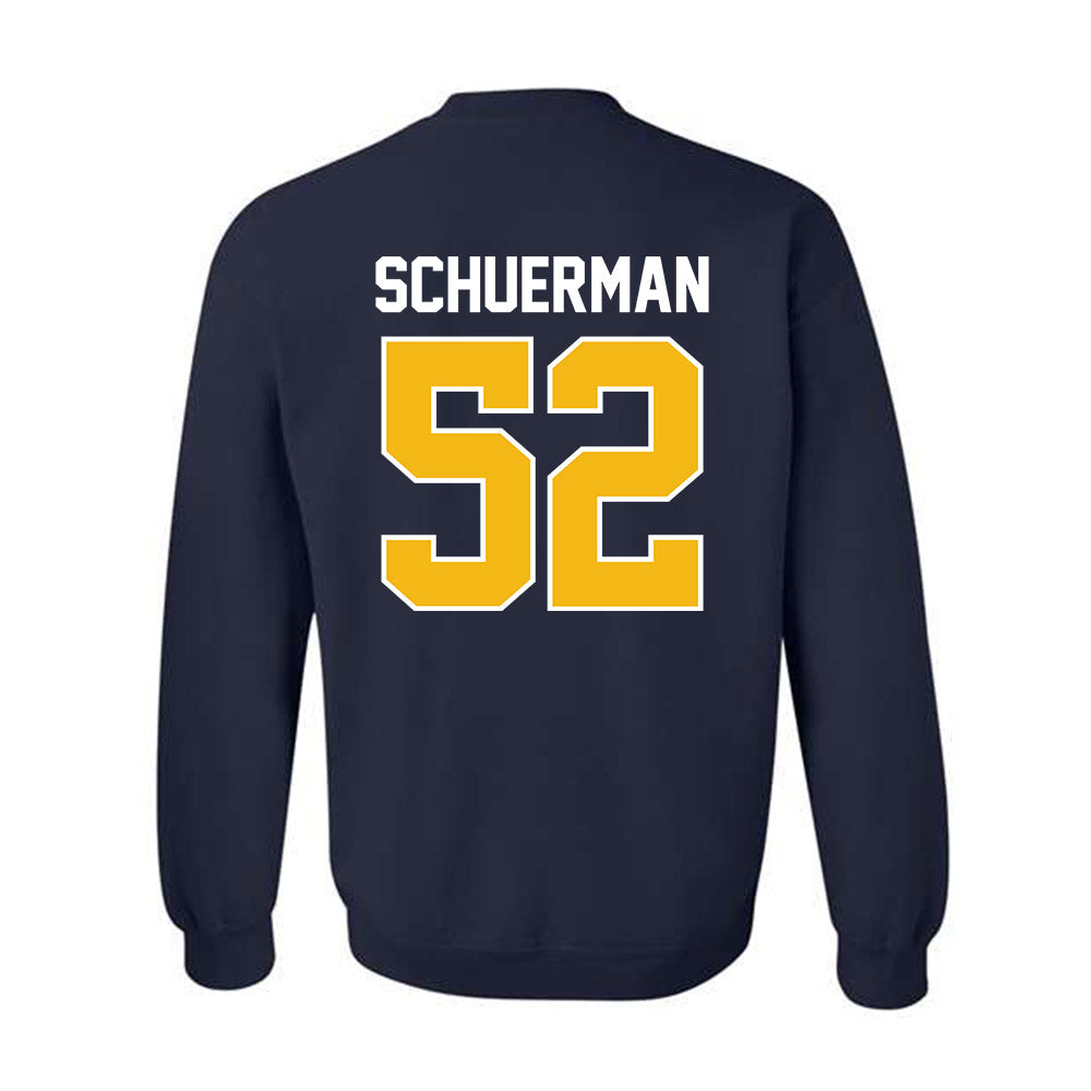 Northern Arizona - NCAA Football : Griffin Schuerman - Classic Shersey Crewneck Sweatshirt-1