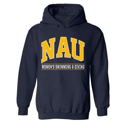 Northern Arizona - NCAA Women's Swimming & Diving : Katarina Klatt - Classic Shersey Hooded Sweatshirt-0