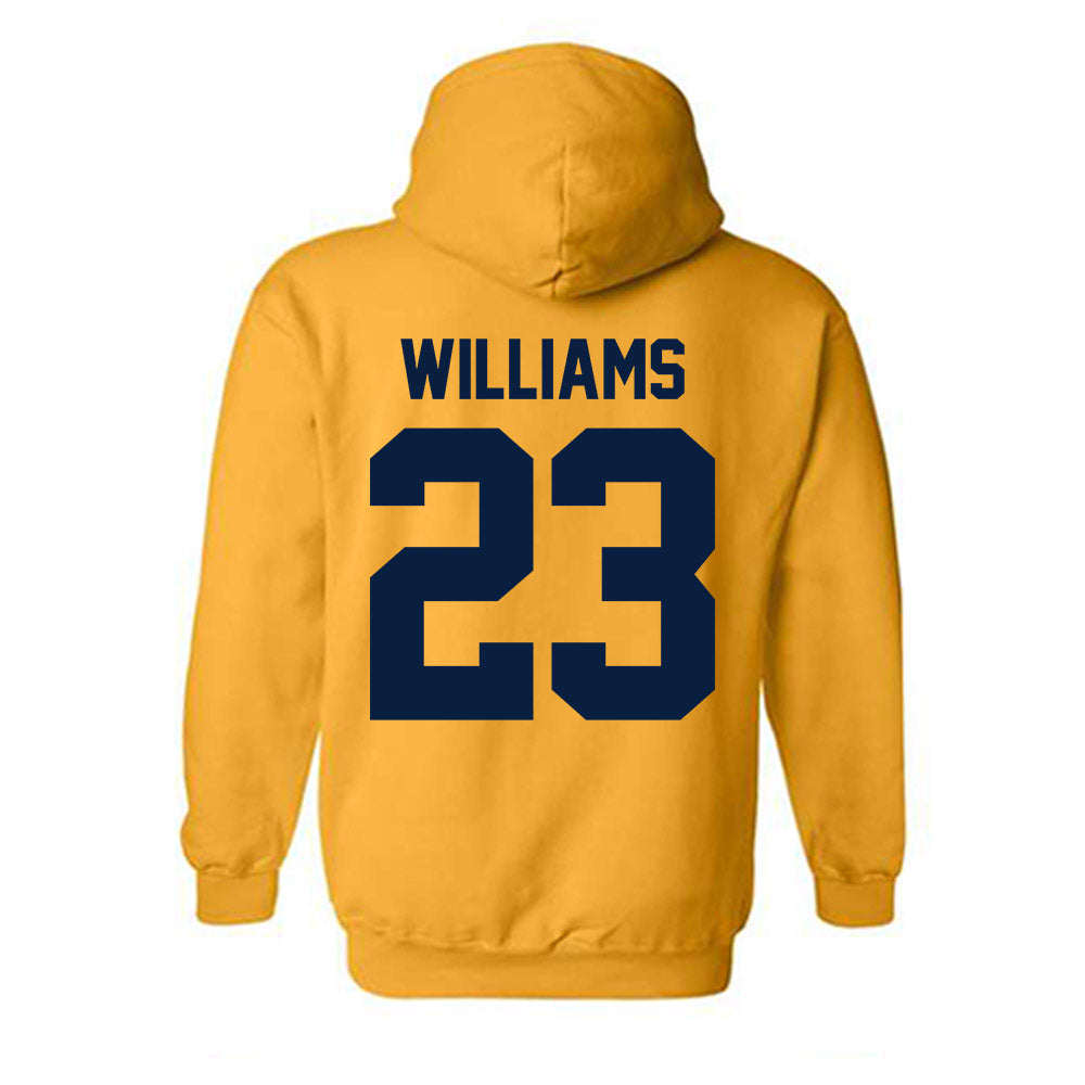 Northern Arizona - NCAA Women's Basketball : Kayla Williams - Classic Shersey Hooded Sweatshirt-1