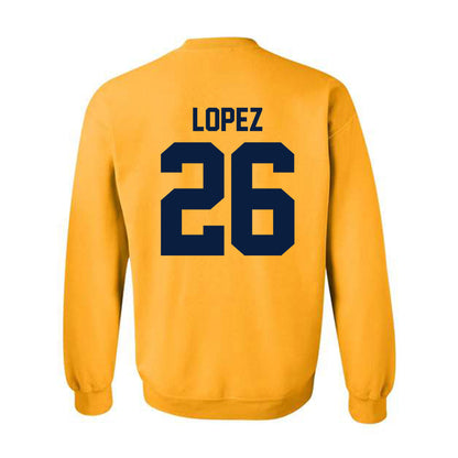 Northern Arizona - NCAA Football : Isaiah Lopez - Classic Shersey Crewneck Sweatshirt