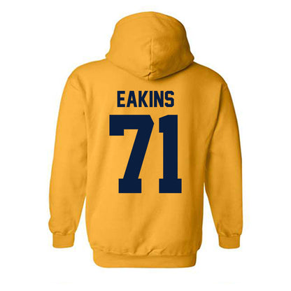 Northern Arizona - NCAA Football : Steven Eakins - Classic Shersey Hooded Sweatshirt-1