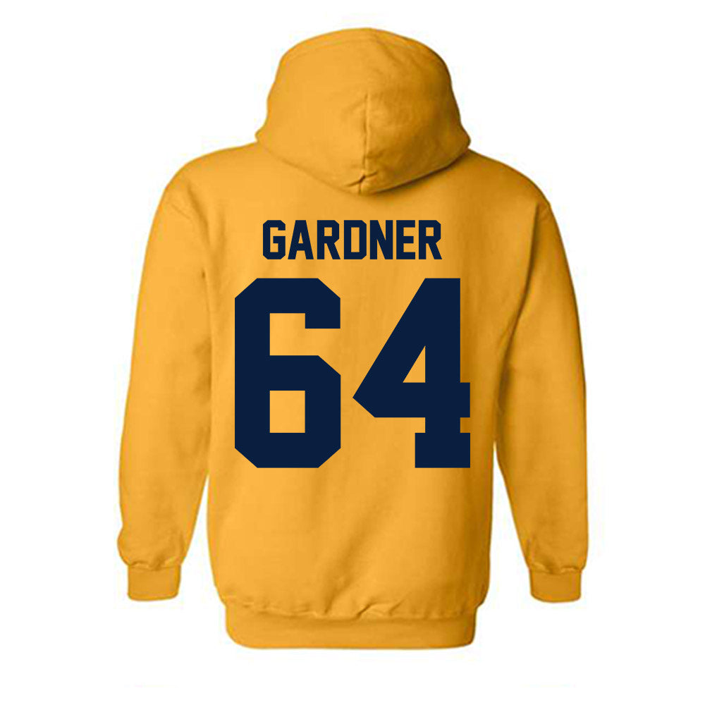 Northern Arizona - NCAA Football : Jace Gardner - Classic Shersey Hooded Sweatshirt-1