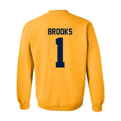 Northern Arizona - NCAA Football : Ta'ir Brooks - Classic Shersey Crewneck Sweatshirt