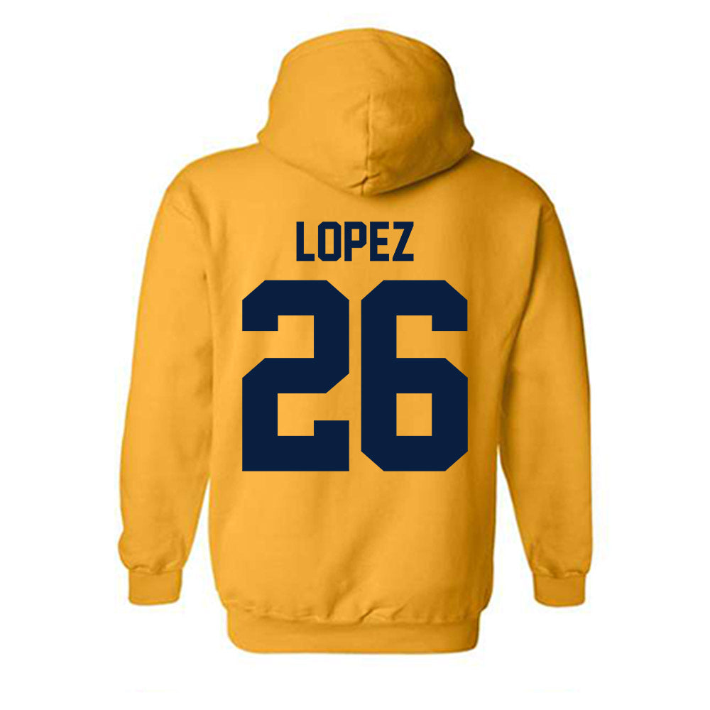 Northern Arizona - NCAA Football : Isaiah Lopez - Classic Shersey Hooded Sweatshirt