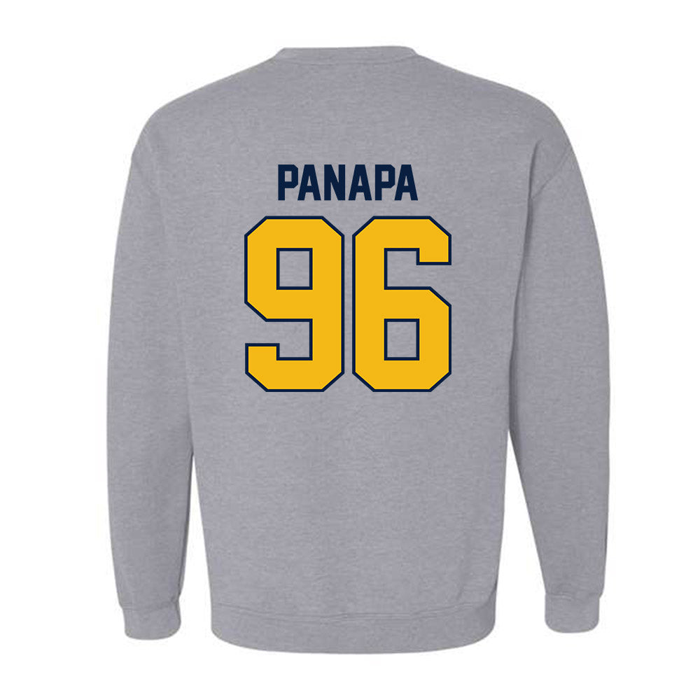 Northern Arizona - NCAA Football : Connor Panapa - Classic Shersey Crewneck Sweatshirt-1