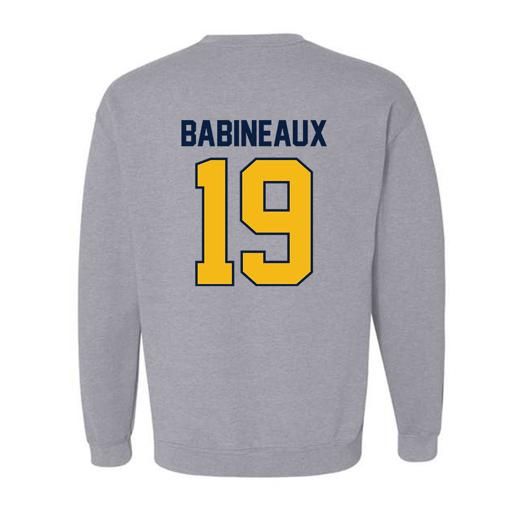 Northern Arizona - NCAA Football : Cam Babineaux - Classic Shersey Crewneck Sweatshirt-1