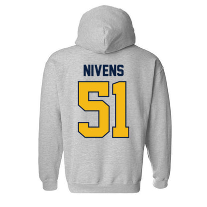 Northern Arizona - NCAA Football : Bobby Nivens - Classic Shersey Hooded Sweatshirt
