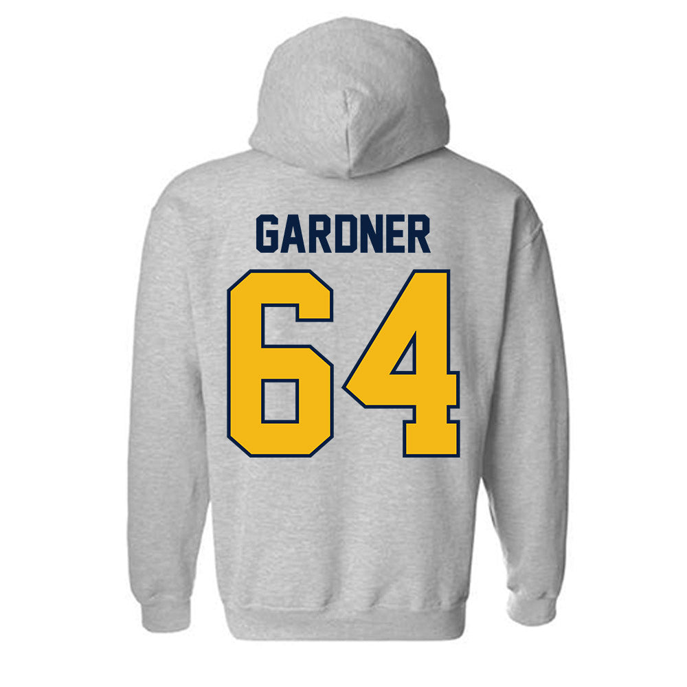 Northern Arizona - NCAA Football : Jace Gardner - Classic Shersey Hooded Sweatshirt-1