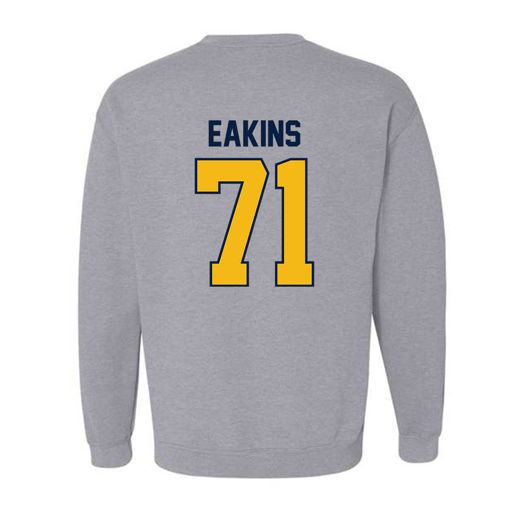 Northern Arizona - NCAA Football : Steven Eakins - Classic Shersey Crewneck Sweatshirt-1