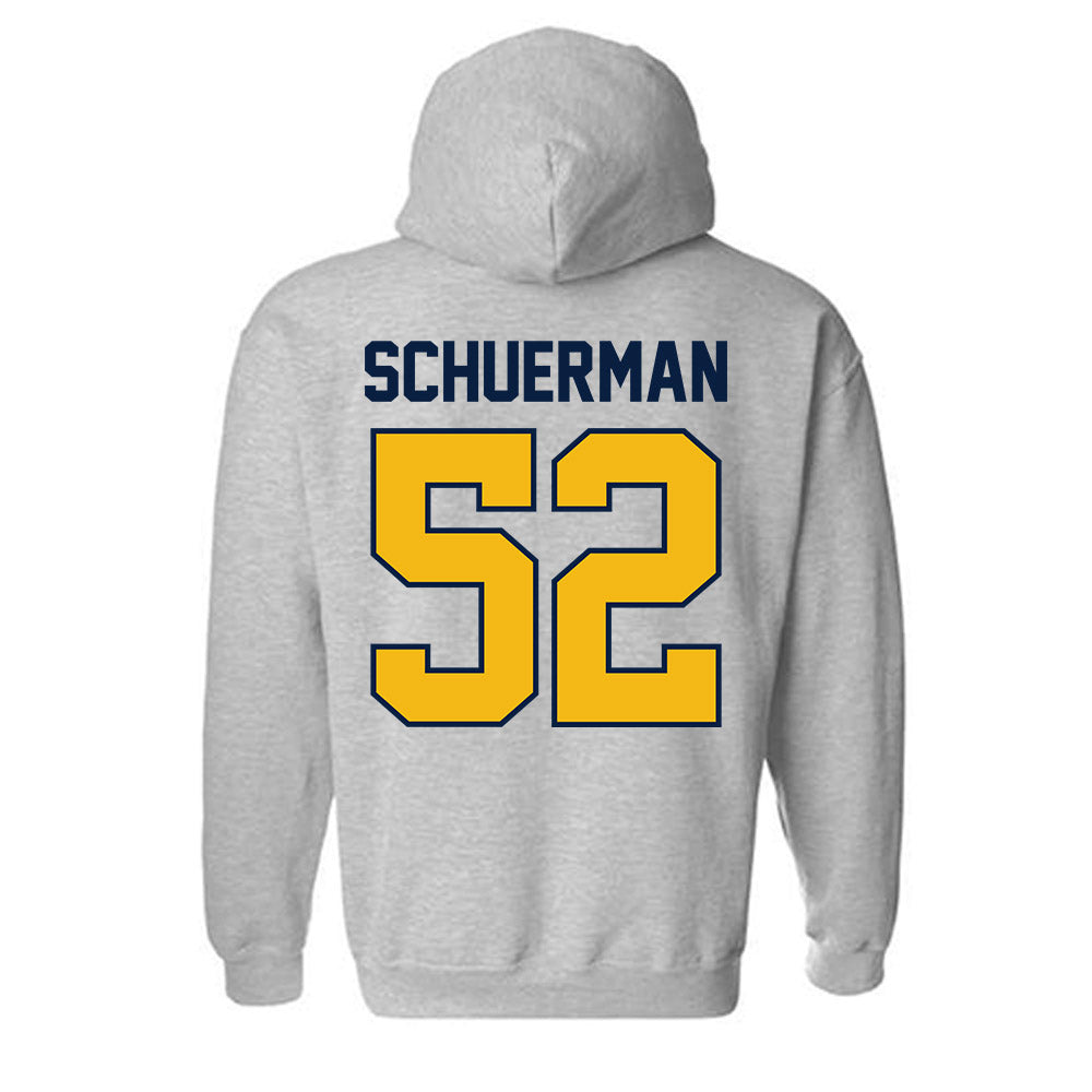 Northern Arizona - NCAA Football : Griffin Schuerman - Classic Shersey Hooded Sweatshirt-1