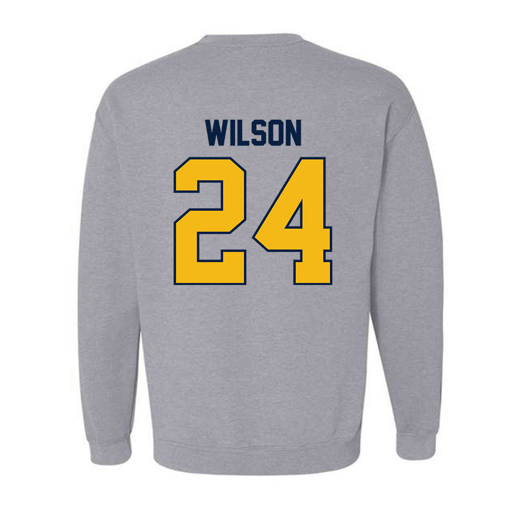 Northern Arizona - NCAA Football : Shahid Wilson - Classic Shersey Crewneck Sweatshirt-1