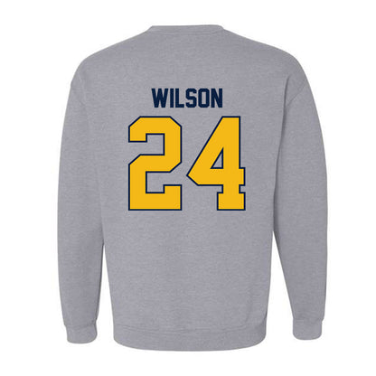 Northern Arizona - NCAA Football : Shahid Wilson - Classic Shersey Crewneck Sweatshirt-1