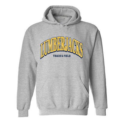 Northern Arizona - NCAA Men's Track & Field : Trig Riefkohl - Classic Shersey Hooded Sweatshirt-0