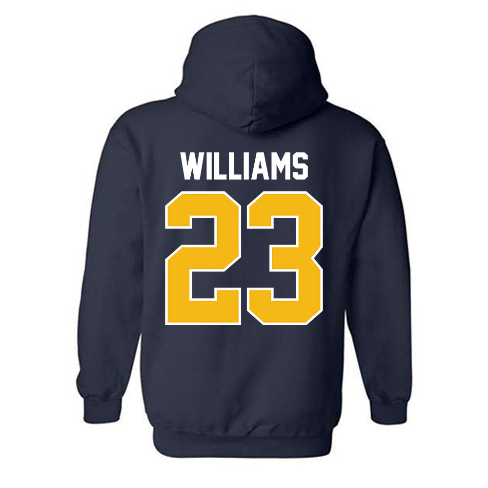 Northern Arizona - NCAA Women's Basketball : Kayla Williams - Classic Shersey Hooded Sweatshirt-1