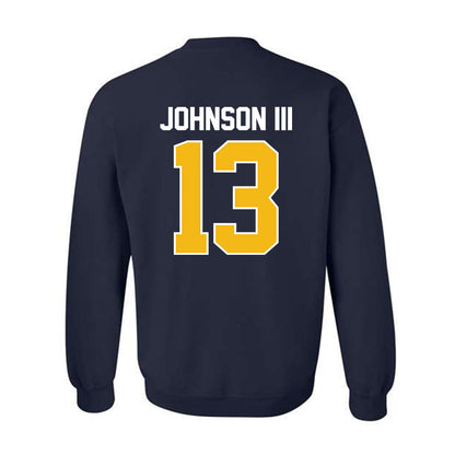 Northern Arizona - NCAA Football : Jerry Johnson III - Classic Shersey Crewneck Sweatshirt