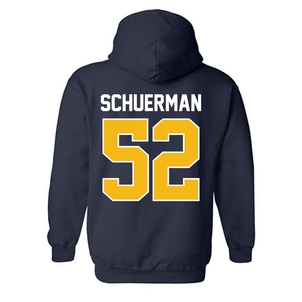 Northern Arizona - NCAA Football : Griffin Schuerman - Classic Shersey Hooded Sweatshirt-1