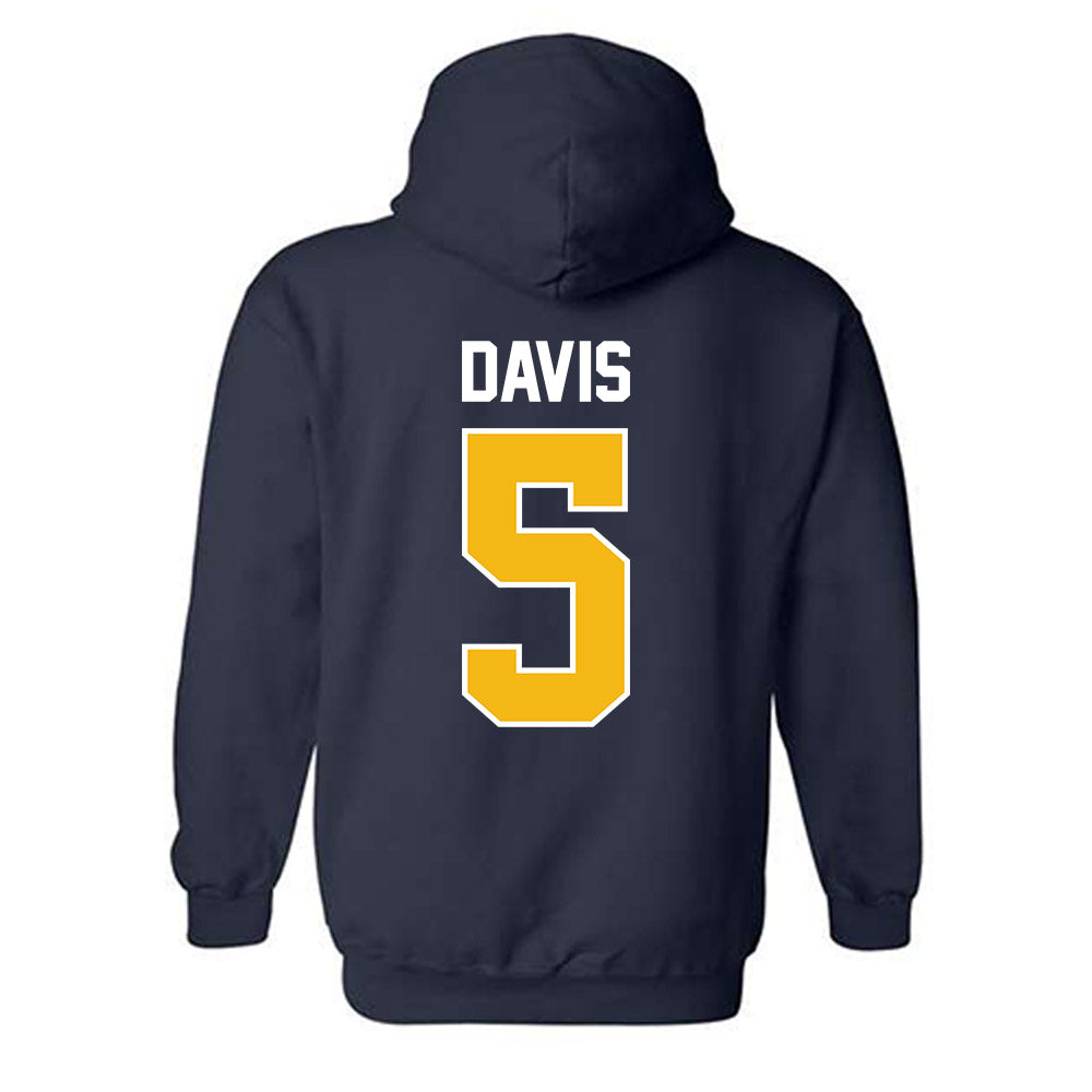 Northern Arizona - NCAA Women's Volleyball : Taryn Davis - Classic Shersey Hooded Sweatshirt-1