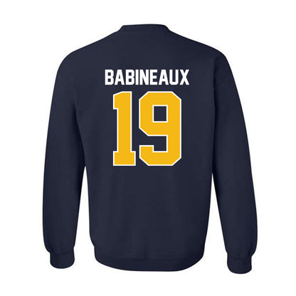 Northern Arizona - NCAA Football : Cam Babineaux - Classic Shersey Crewneck Sweatshirt-1