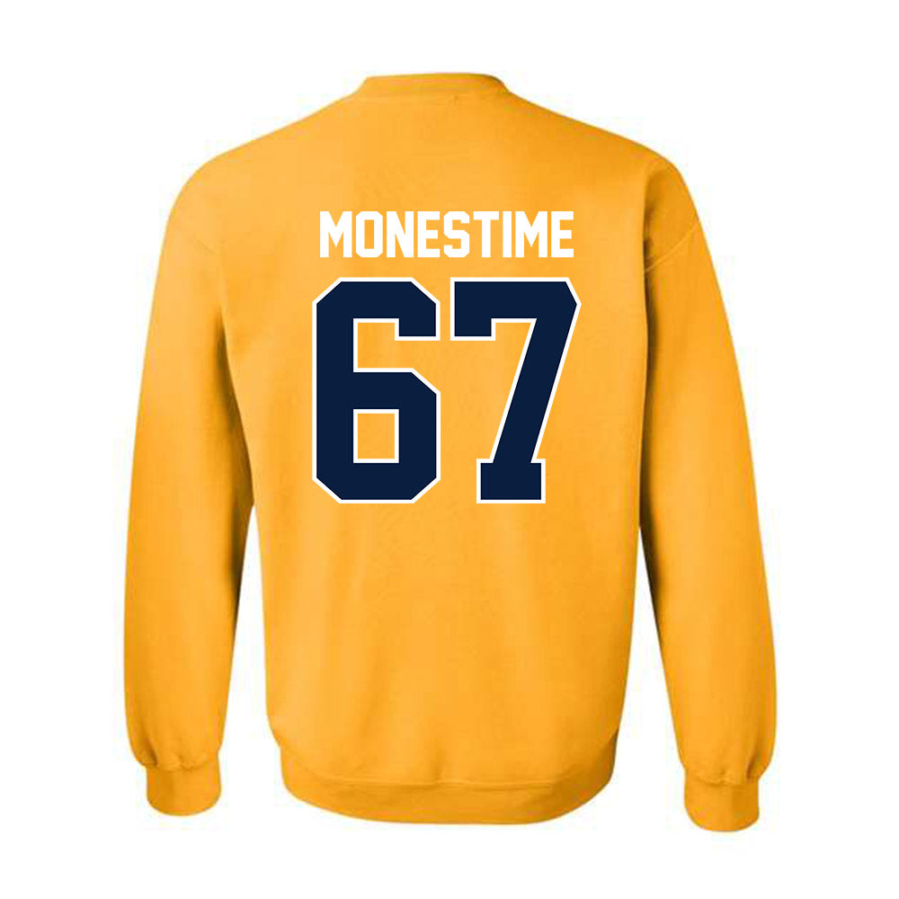 Northern Arizona - NCAA Football : Dax Monestime - Classic Shersey Crewneck Sweatshirt