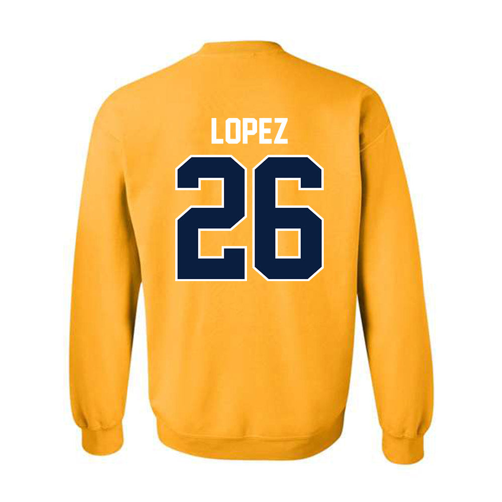 Northern Arizona - NCAA Football : Isaiah Lopez - Classic Shersey Crewneck Sweatshirt