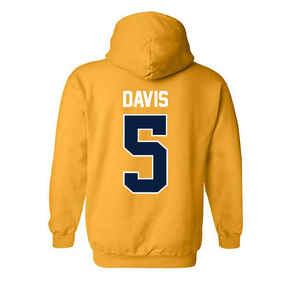 Northern Arizona - NCAA Women's Volleyball : Taryn Davis - Classic Shersey Hooded Sweatshirt-1