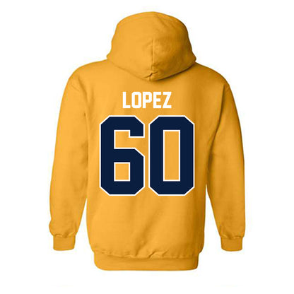 Northern Arizona - NCAA Football : John-Alexander Lopez - Classic Shersey Hooded Sweatshirt-1