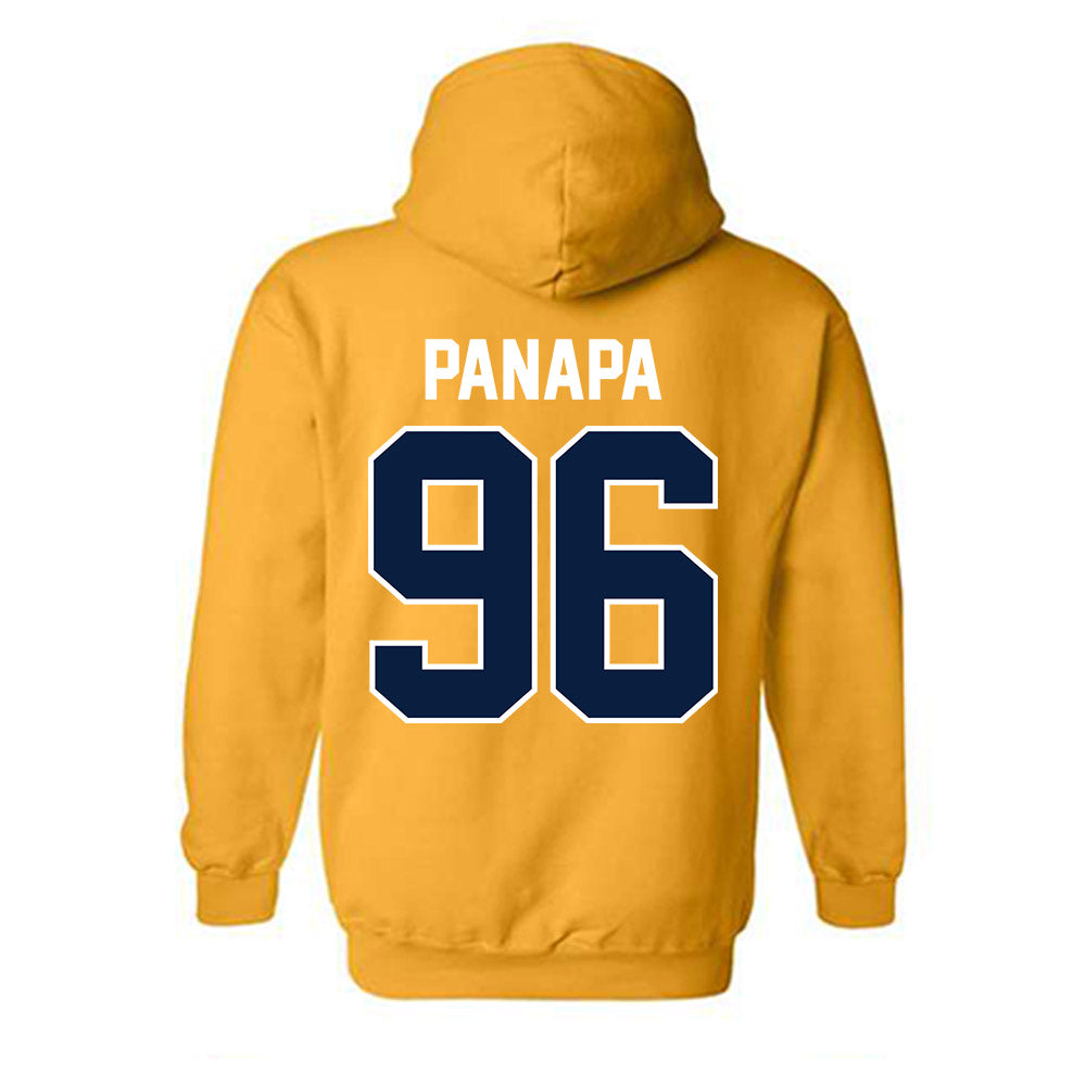 Northern Arizona - NCAA Football : Connor Panapa - Classic Shersey Hooded Sweatshirt-1