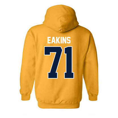 Northern Arizona - NCAA Football : Steven Eakins - Classic Shersey Hooded Sweatshirt-1