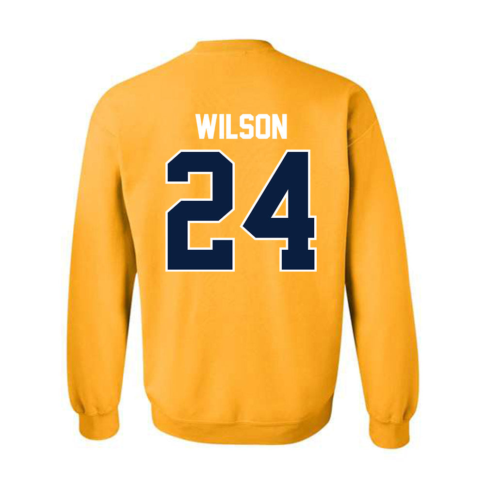 Northern Arizona - NCAA Football : Shahid Wilson - Classic Shersey Crewneck Sweatshirt-1
